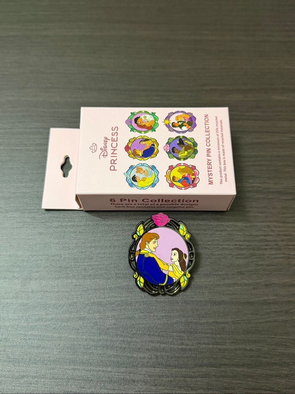Disney Princess Couples Blind Box Enamel Pin - Belle & the Beast